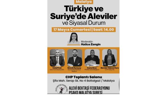 Malatya'da Alevi paneli yapılacak!