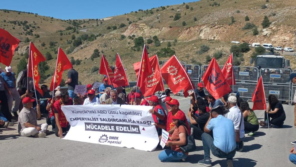Emek Partililer eylem yaptı: “Kürecik Radar Üssü kapatılsın”