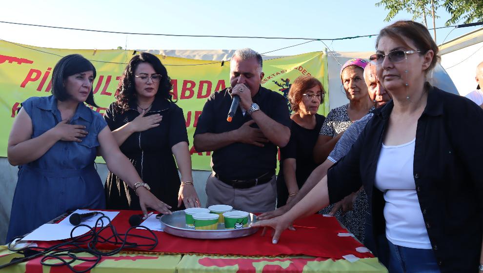 “Her zaman mazlumun, haklının, ezilenin yanında olacağız”