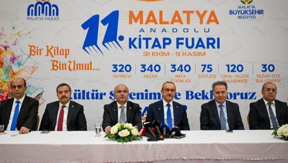 Malatya 11.Anadolu Kitap Fuarı Başlıyor