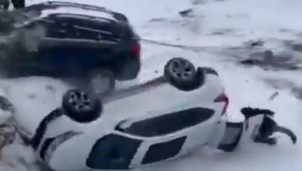 Malatya'da ana yollar açıktı, ara yollar kazalara, yayaların yürümesine engel oldu!