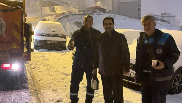 Battalgazi'de kar seferberliği