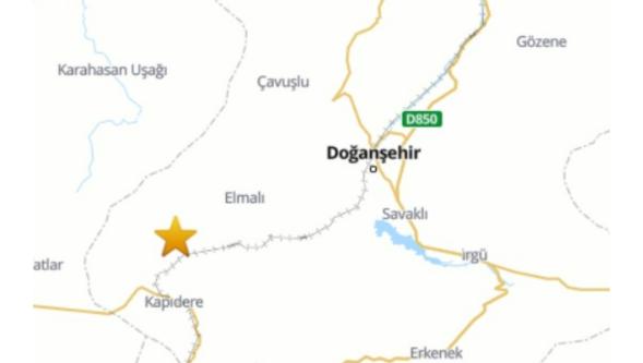 Doğanşehir'de 3,5 büyüklüğünde deprem!
