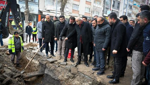 Fuzuli Caddesi'nde altyapı çalışmaları 3 haftada bitecek