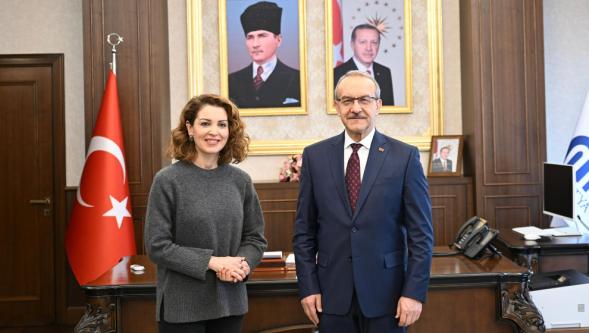 Gazeteci-Yazar Nagehan Alçı, Vali Yavuz'u ziyaret etti