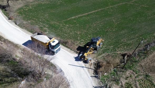 Battalgazi'de yol çalışması sürüyor