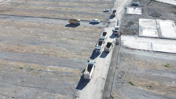 Battalgazi'de sökülen asfalt kırsalda değerlendiriliyor