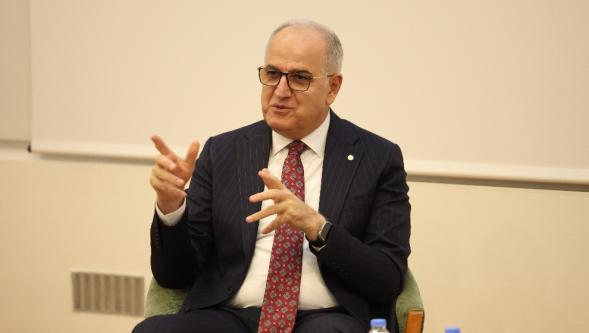 TVF Başkanı Mehmet Akif Üstündağ, Bilkent'te Öğrencilerle Buluştu
